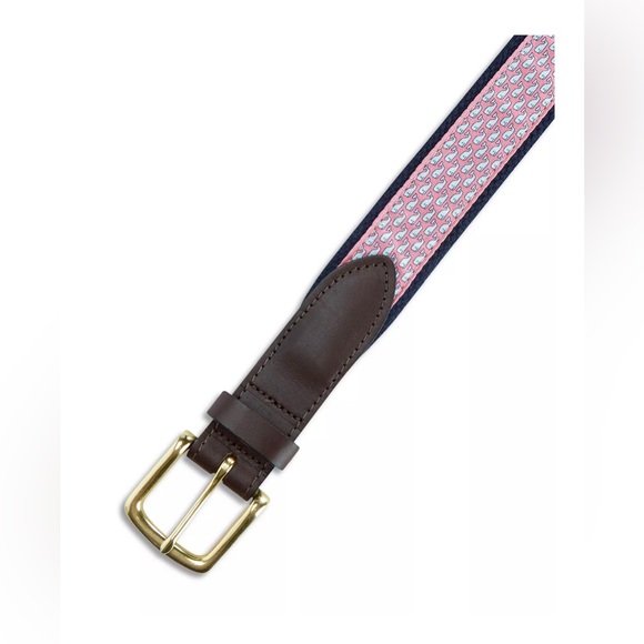 Men's Vineyard Vines
Canvas Club Belt size 30  color:raspberry - Picture 2 of 7